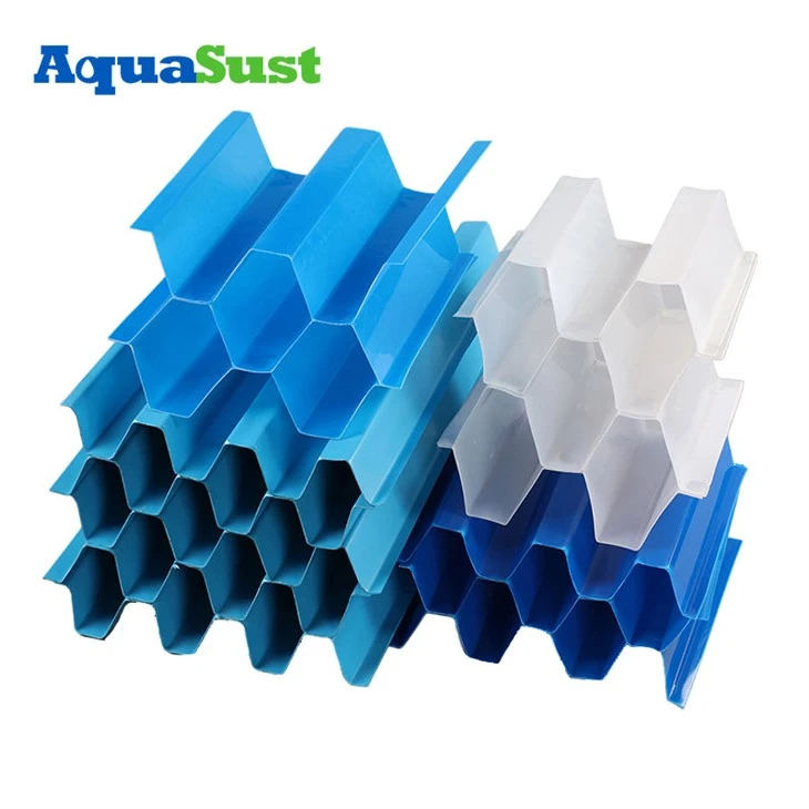 PP PVC Packing Filter Tube Settler For Water Purify